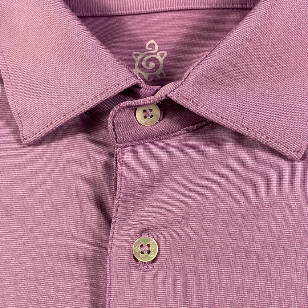 Turtleson Polo Shirt Men’s M Polyester and Spandex Blend